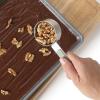 image:imageCalphalon Prime 4 Piece Stainless Steel Measuring Cups WTaupe Silicone HandlesTaupe w Silicone Prime  Measuring Cups