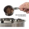 image:imageCalphalon Prime 4 Piece Stainless Steel Measuring Cups WTaupe Silicone HandlesTaupe w Silicone Prime  Measuring Cups