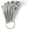 image:imageCalphalon Prime 4 Piece Stainless Steel Measuring Cups WTaupe Silicone HandlesTaupe w Silicone Prime  Measuring Spoons