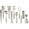 image:imageCalphalon Edge 6 Piece Stainless Steel Kitchen Tool amp Gadget Set TaupeTaupe Stainless Edge  11pc Utensil Set