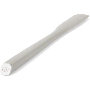 image:imageCalphalon Prime 2 Piece Sillcone Flexible Scraper  Navy BlueTaupe Silicone Edge  Jar Scraper